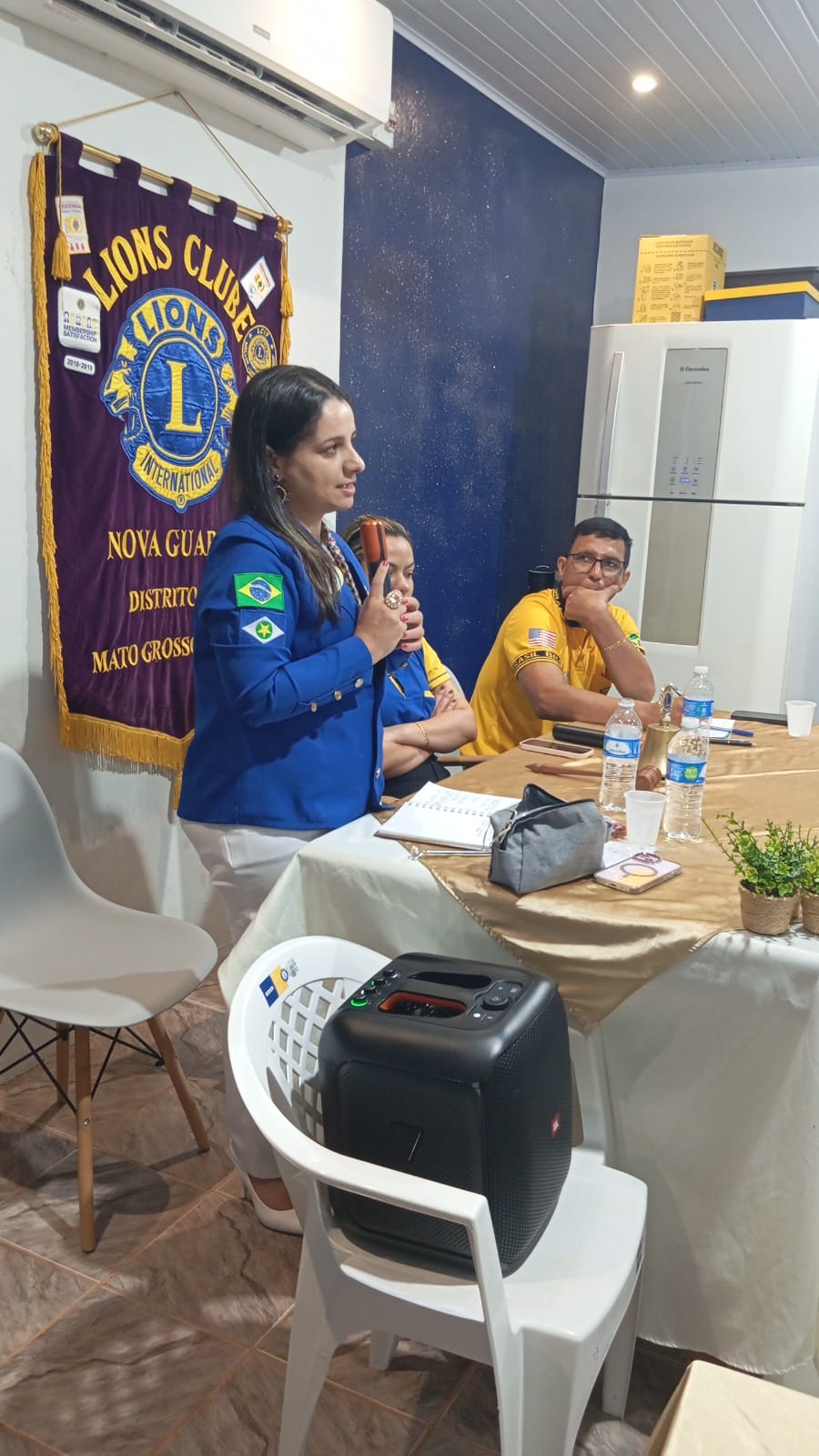 Governadora é recebida com entusiasmo e carinho pelo Lions Clube Nova Guarita