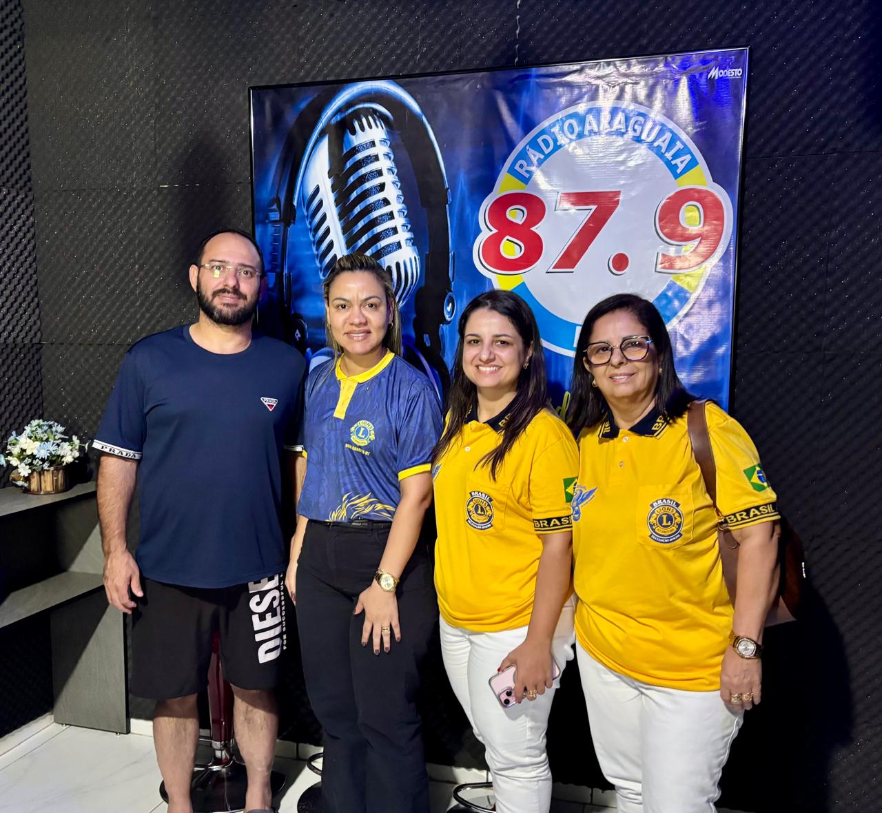Governadora é recebida com entusiasmo e carinho pelo Lions Clube Nova Guarita