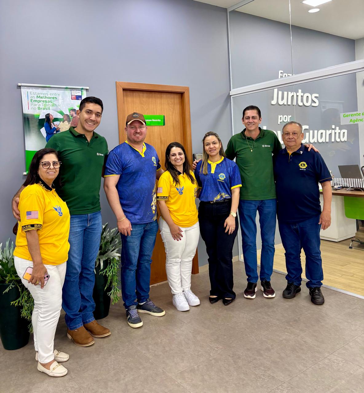 Governadora é recebida com entusiasmo e carinho pelo Lions Clube Nova Guarita