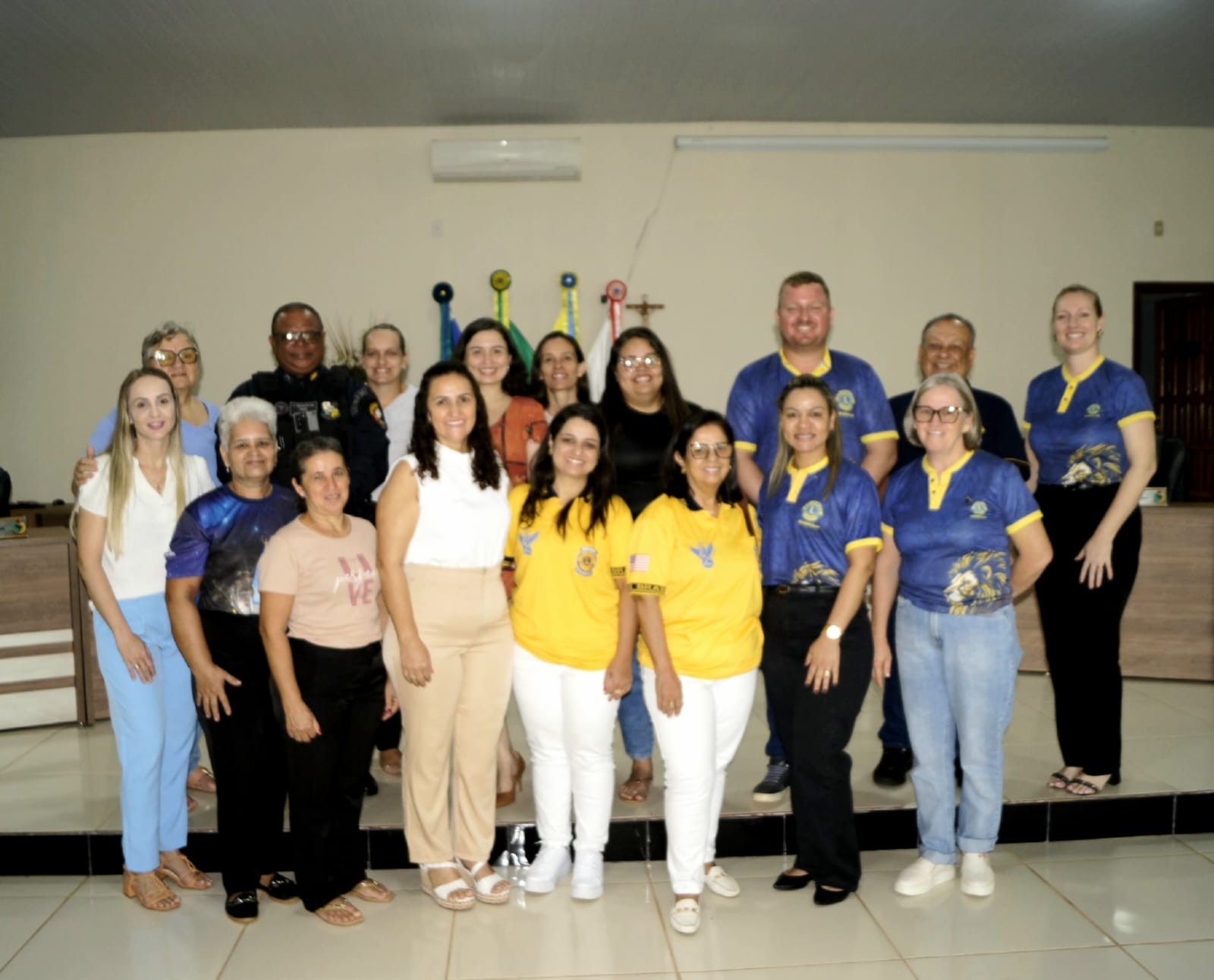 Governadora é recebida com entusiasmo e carinho pelo Lions Clube Nova Guarita