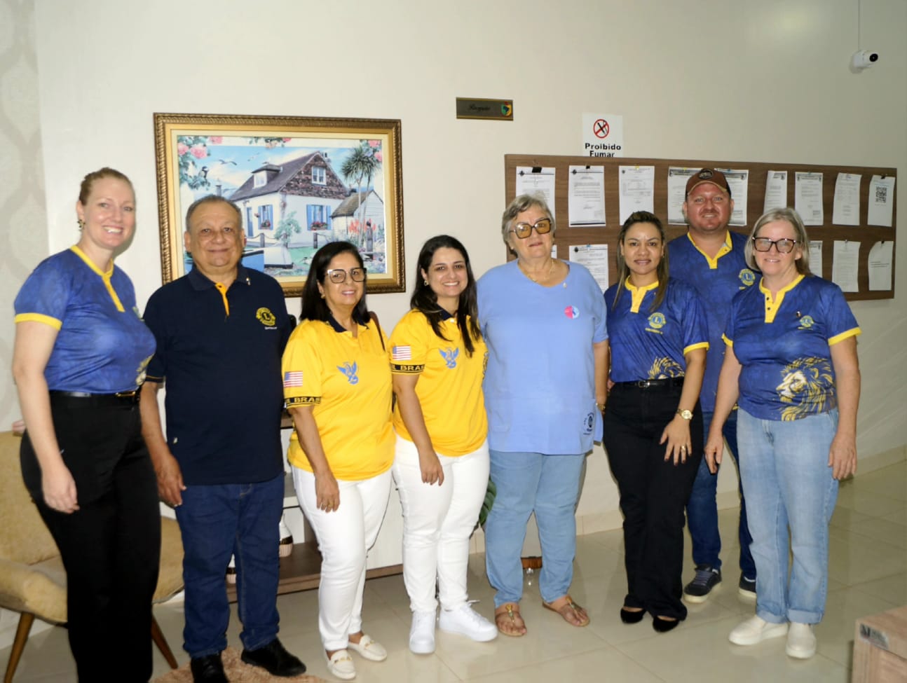 Governadora é recebida com entusiasmo e carinho pelo Lions Clube Nova Guarita