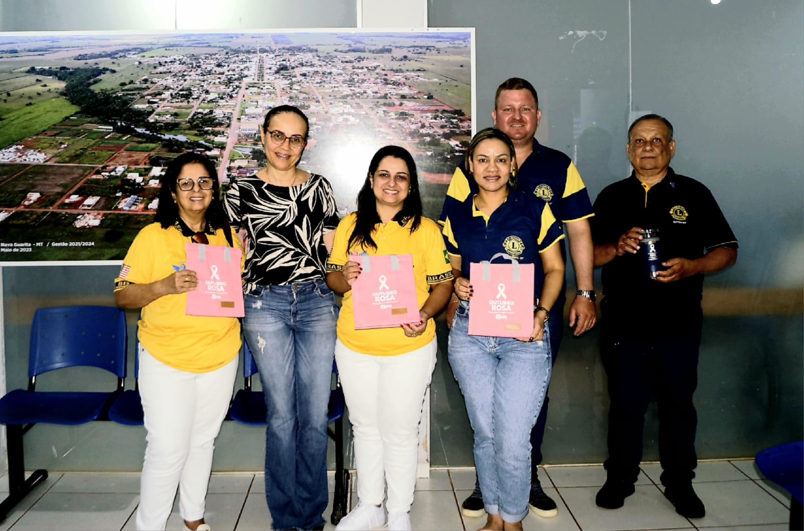Governadora é recebida com entusiasmo e carinho pelo Lions Clube Nova Guarita