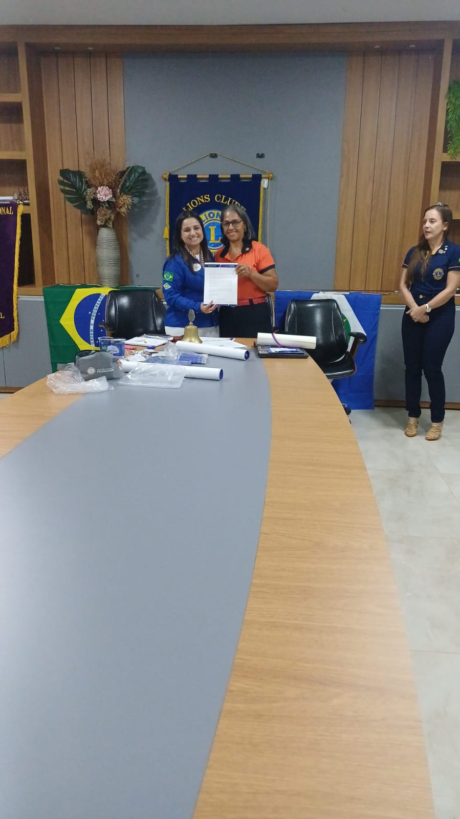 Em visita oficial ao Lions Clube Novo Mundo Entre Rios, a Governadora foi recebida com muito carinho e entusiasmo