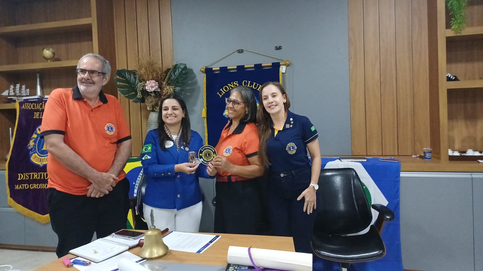 Em visita oficial ao Lions Clube Novo Mundo Entre Rios, a Governadora foi recebida com muito carinho e entusiasmo