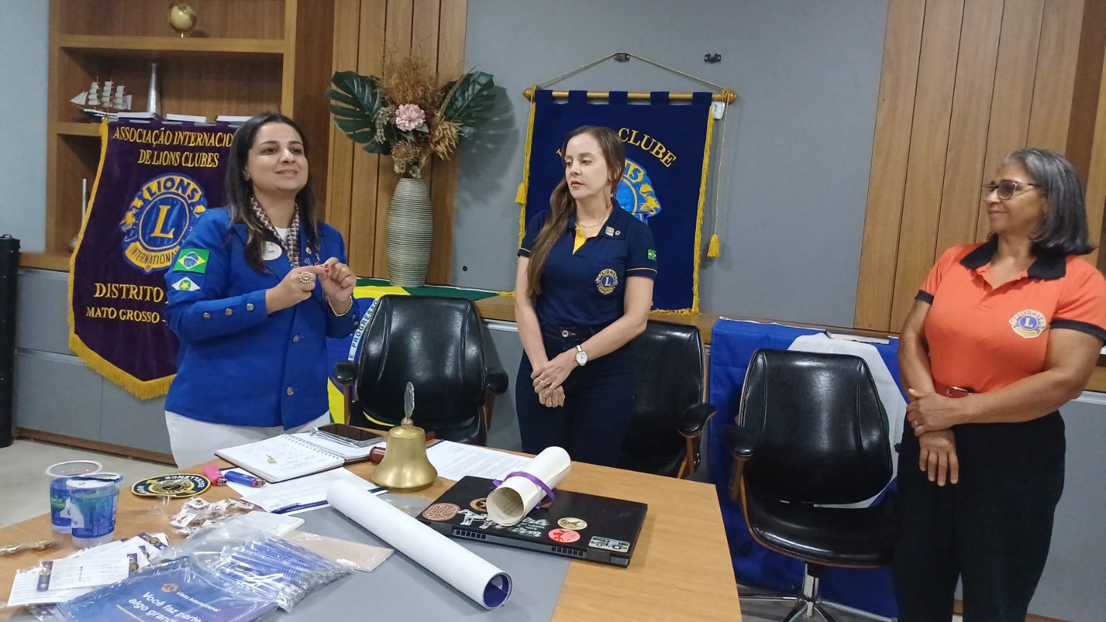 Em visita oficial ao Lions Clube Novo Mundo Entre Rios, a Governadora foi recebida com muito carinho e entusiasmo