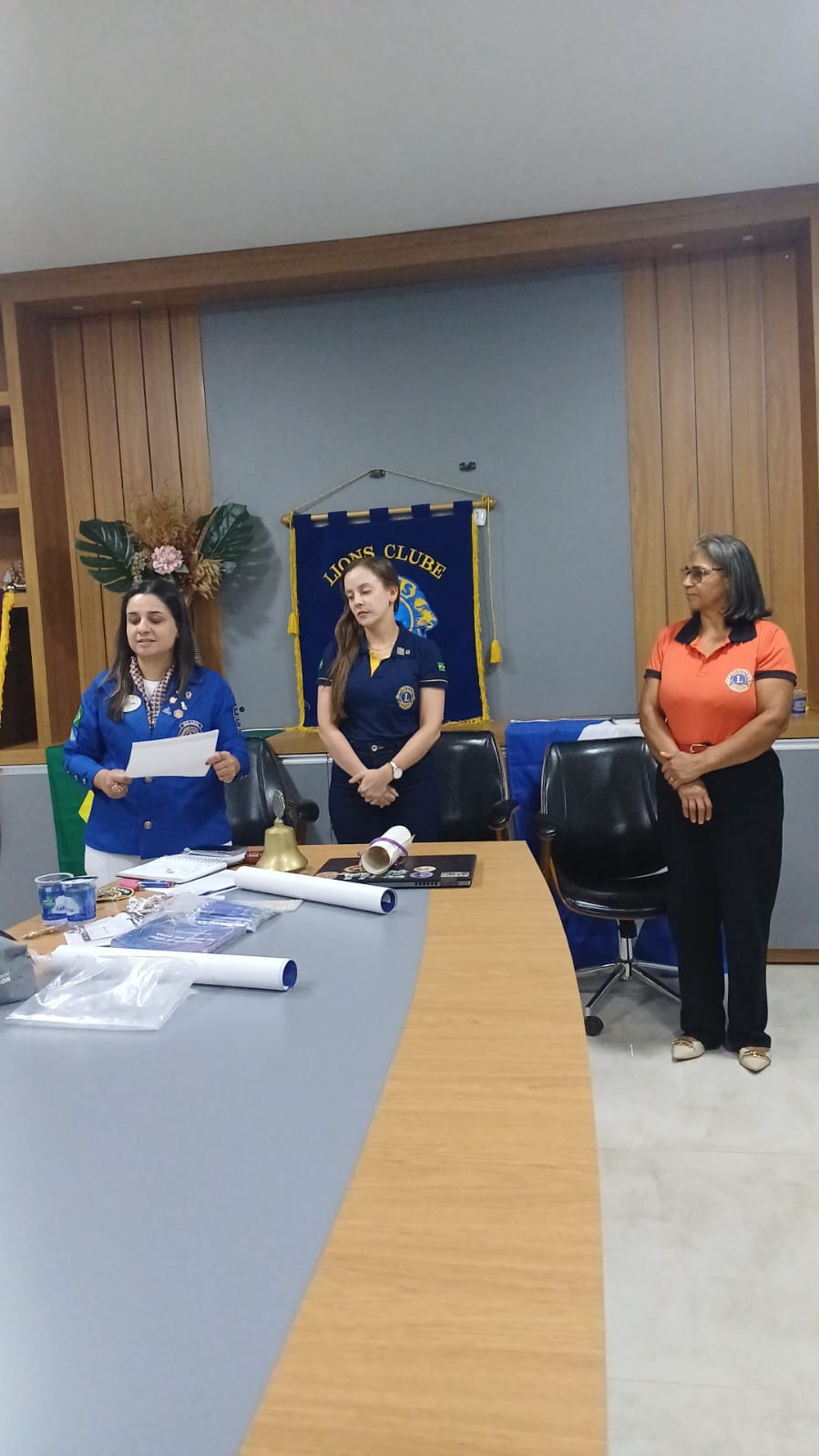Em visita oficial ao Lions Clube Novo Mundo Entre Rios, a Governadora foi recebida com muito carinho e entusiasmo
