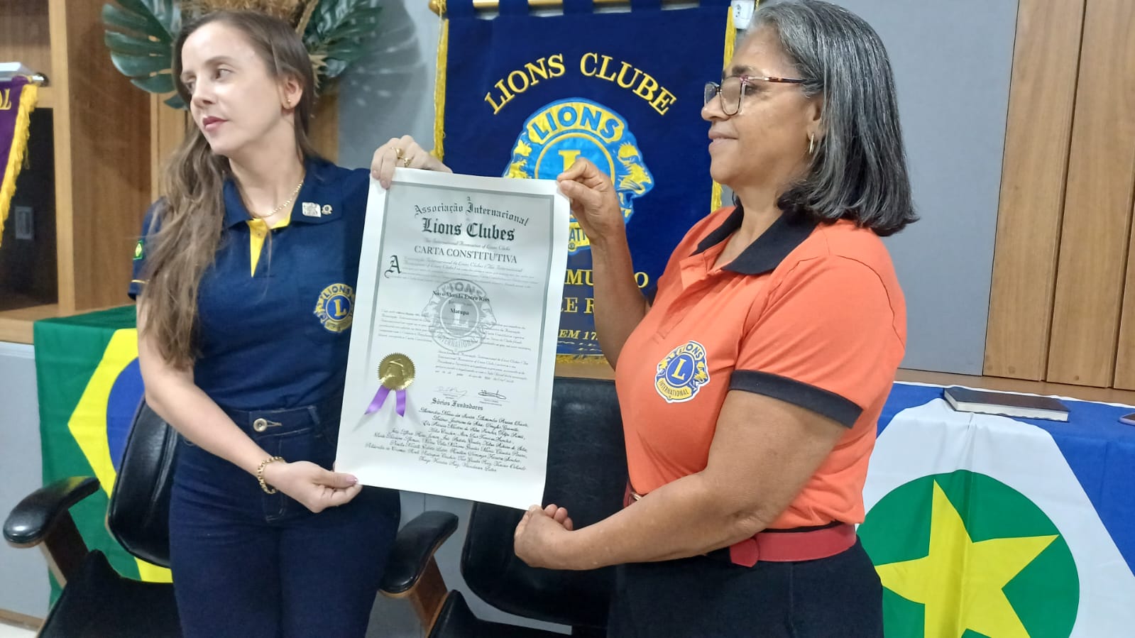Em visita oficial ao Lions Clube Novo Mundo Entre Rios, a Governadora foi recebida com muito carinho e entusiasmo