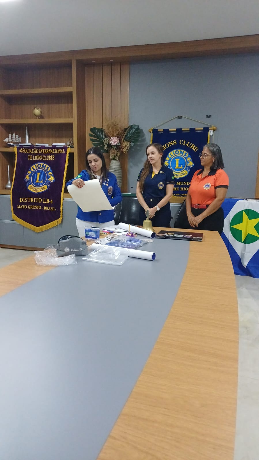 Em visita oficial ao Lions Clube Novo Mundo Entre Rios, a Governadora foi recebida com muito carinho e entusiasmo