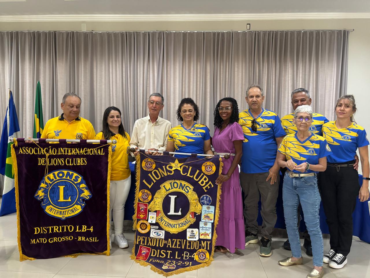 Governadora visita o Lions Clube Peixoto de Azevedo