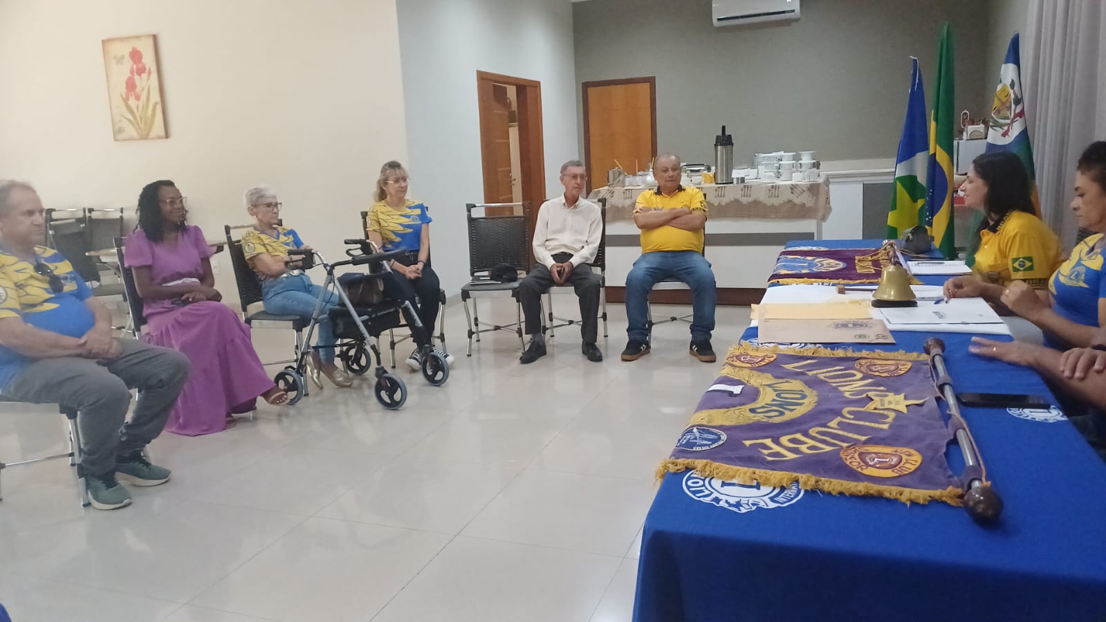Governadora visita o Lions Clube Peixoto de Azevedo