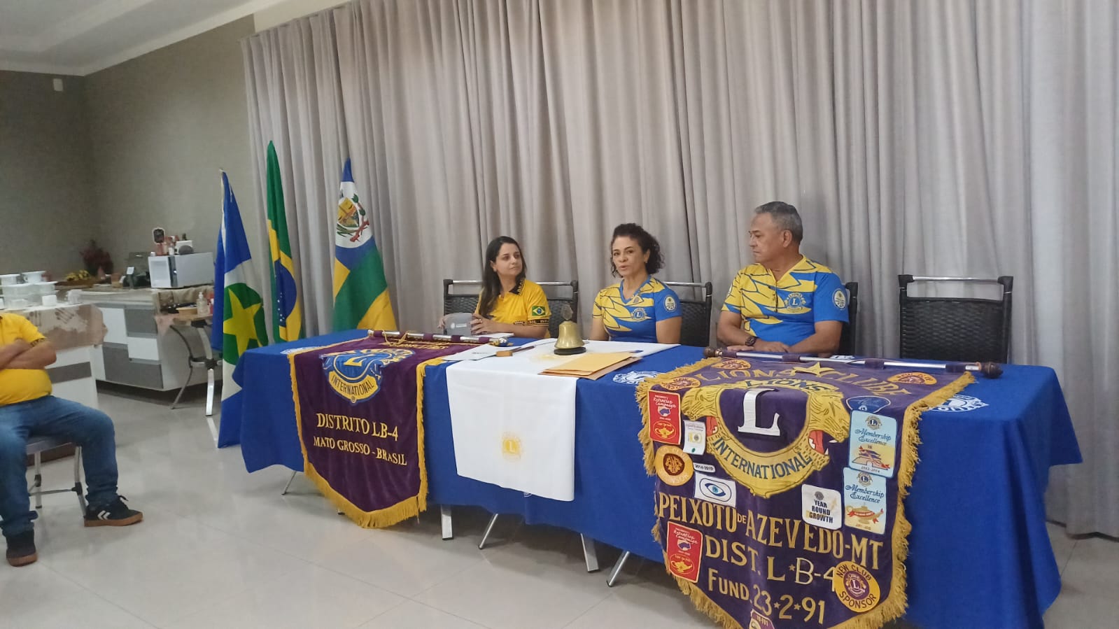 Governadora visita o Lions Clube Peixoto de Azevedo