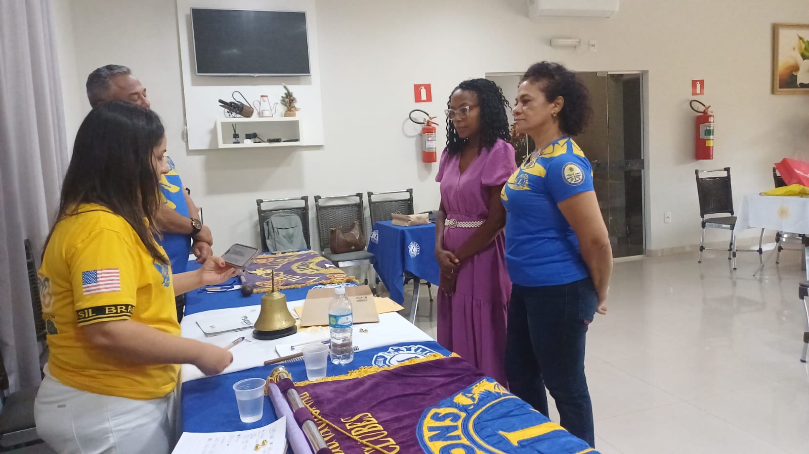 Governadora visita o Lions Clube Peixoto de Azevedo
