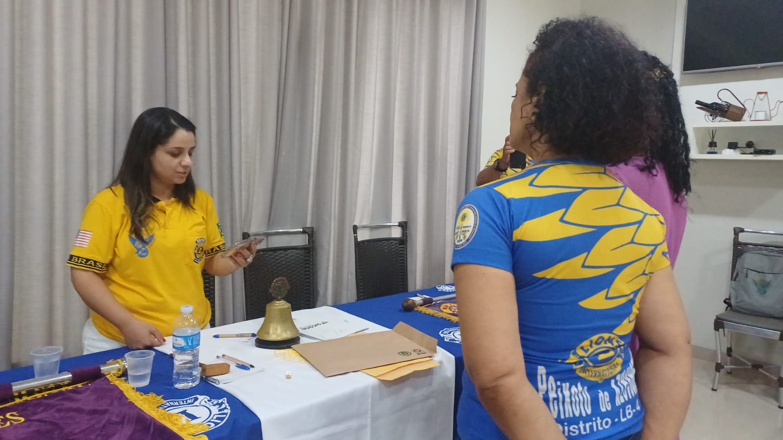 Governadora visita o Lions Clube Peixoto de Azevedo