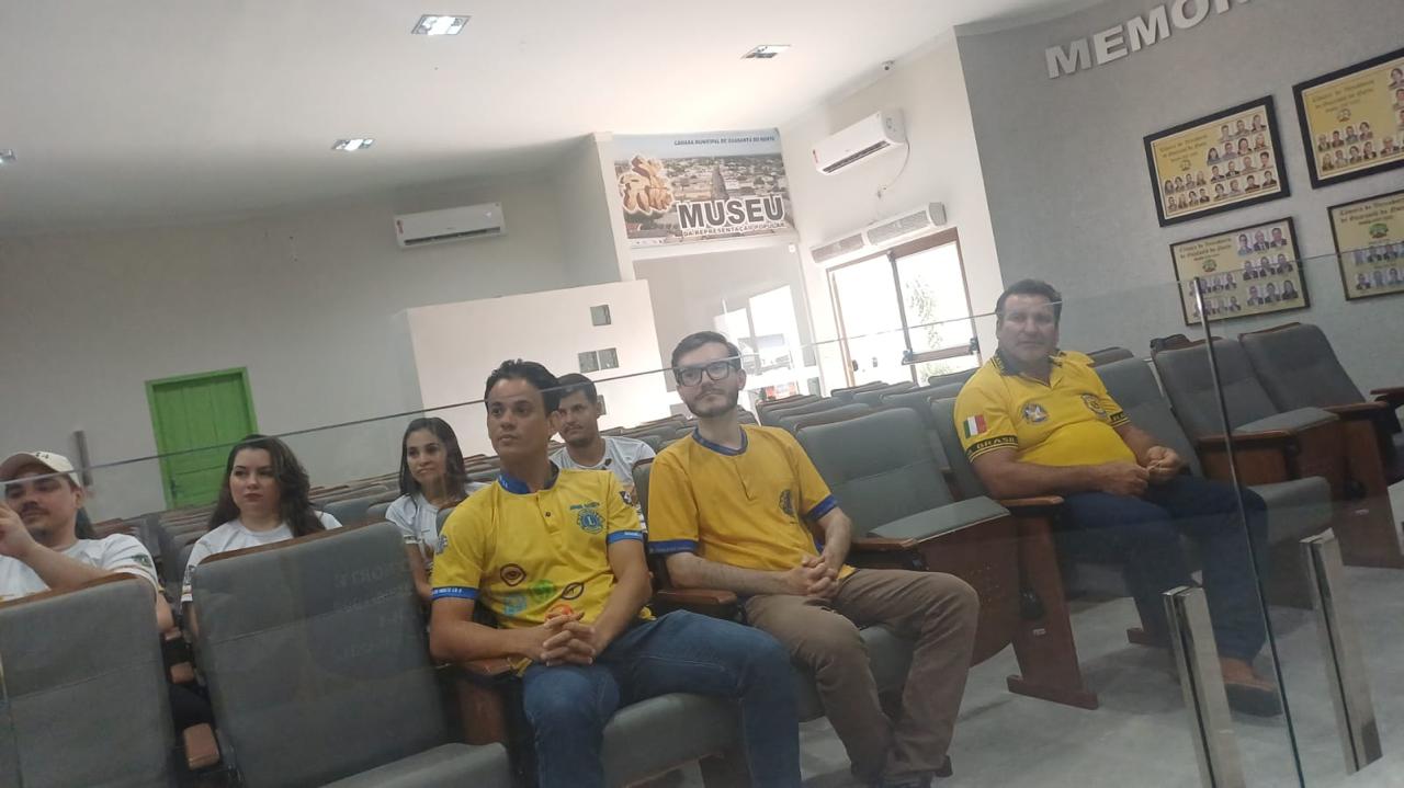 Leões e Leo de Guarantã do Norte recebem com entusiasmo a Governadora Cíntia Godrim