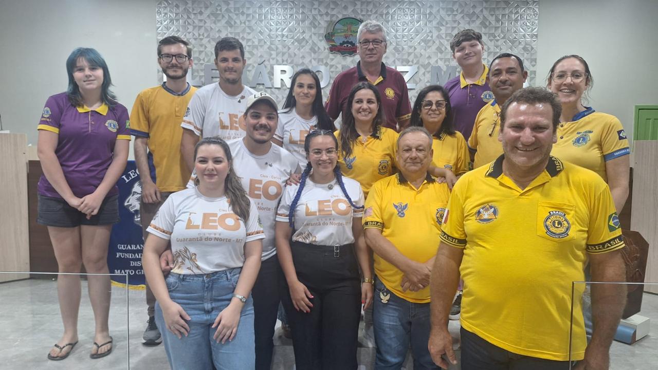 Leões e Leo de Guarantã do Norte recebem com entusiasmo a Governadora Cíntia Godrim