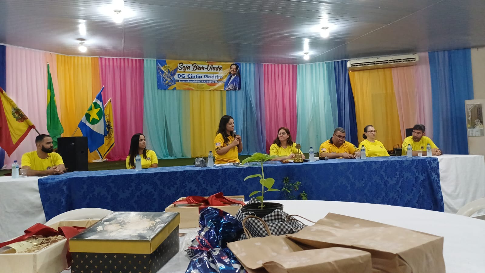Governadora visita Lions e LEO Clube Alta Floresta