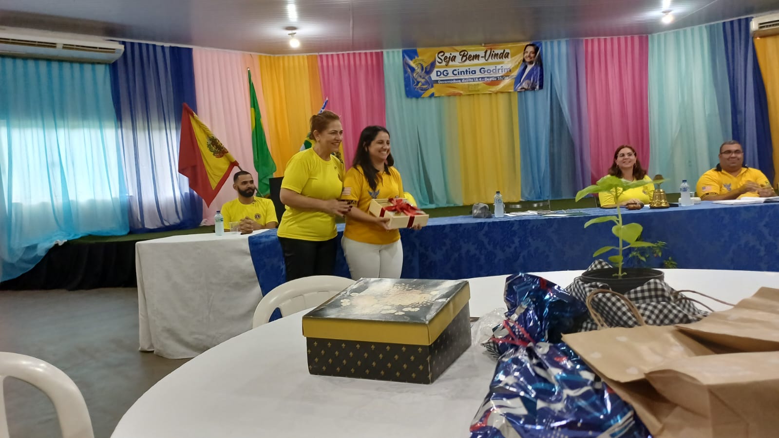 Governadora visita Lions e LEO Clube Alta Floresta