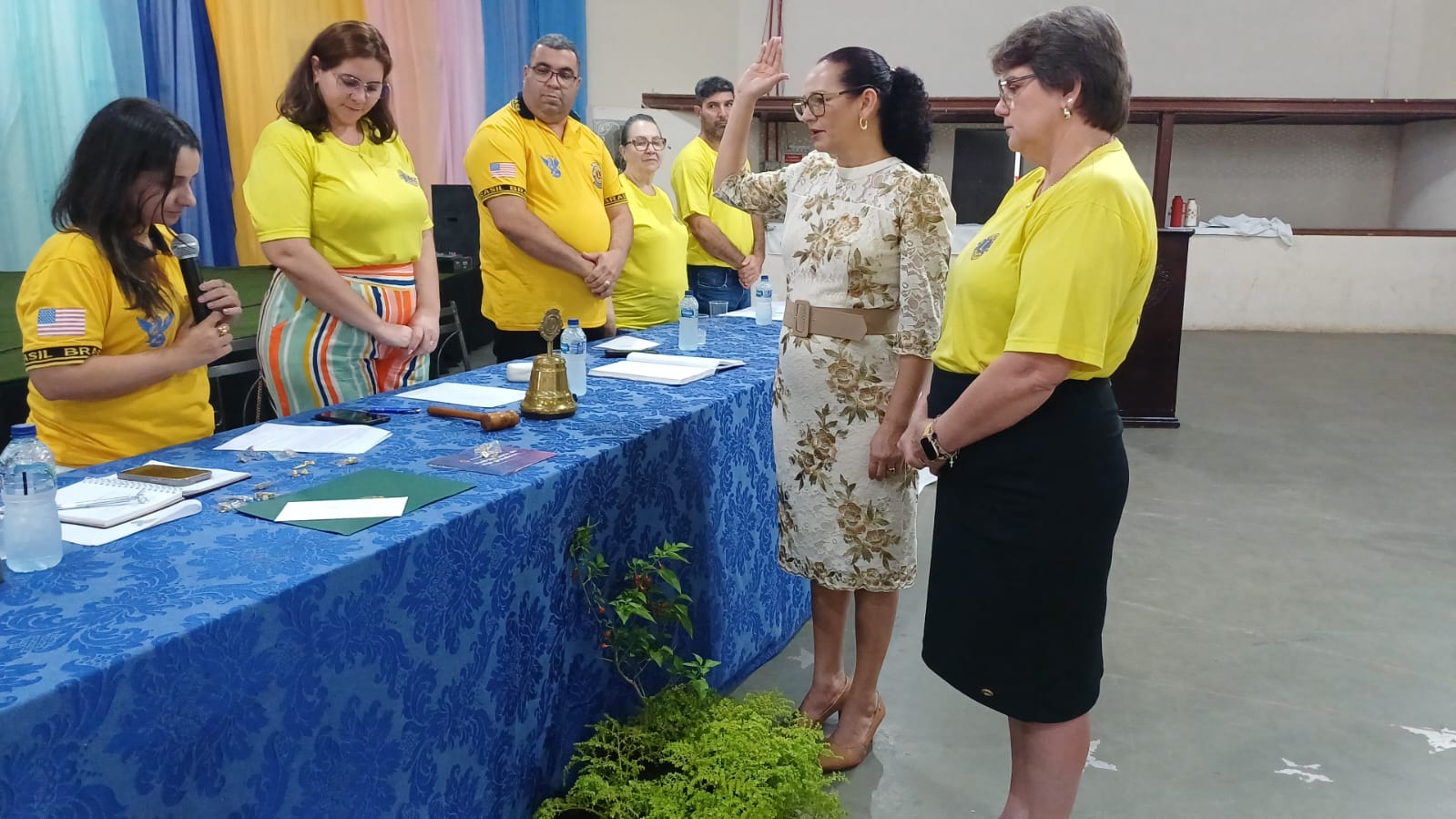 Governadora visita Lions e LEO Clube Alta Floresta