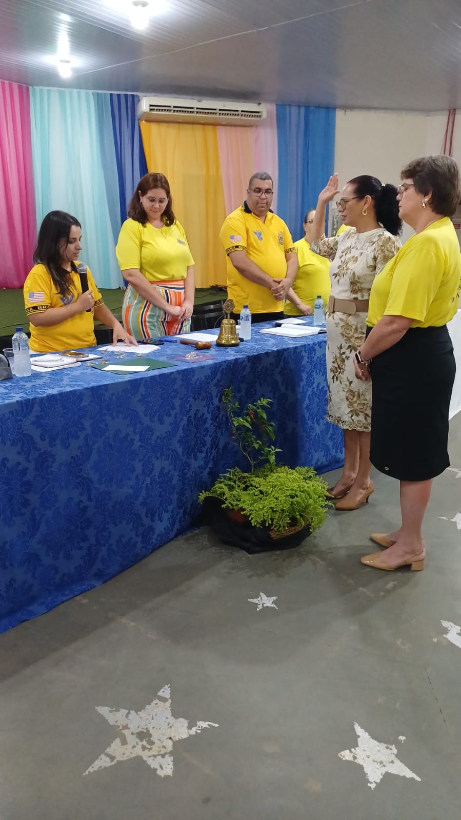 Governadora visita Lions e LEO Clube Alta Floresta