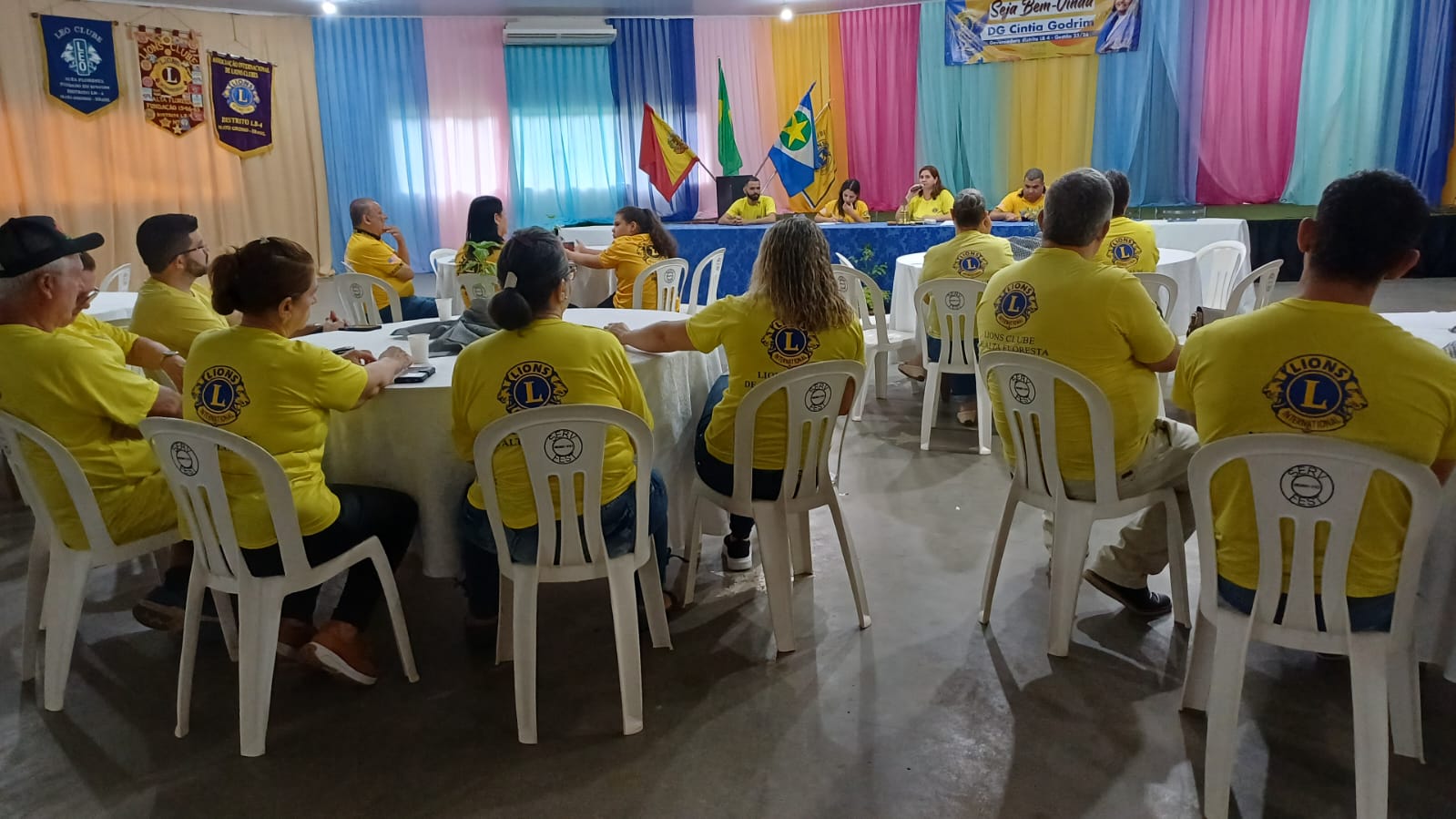 Governadora visita Lions e LEO Clube Alta Floresta
