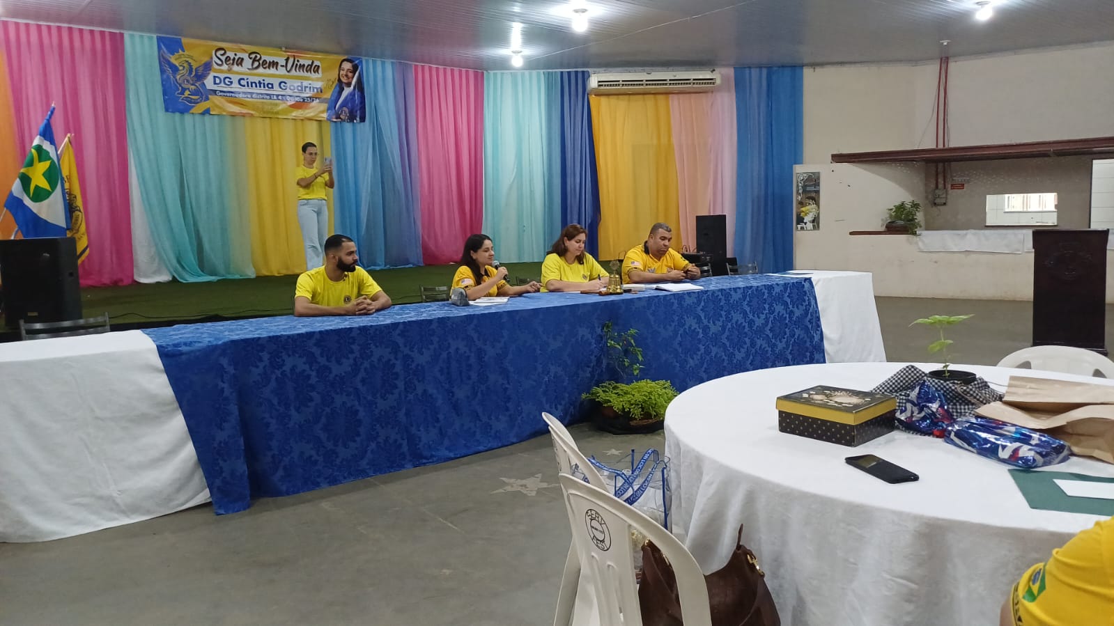 Governadora visita Lions e LEO Clube Alta Floresta