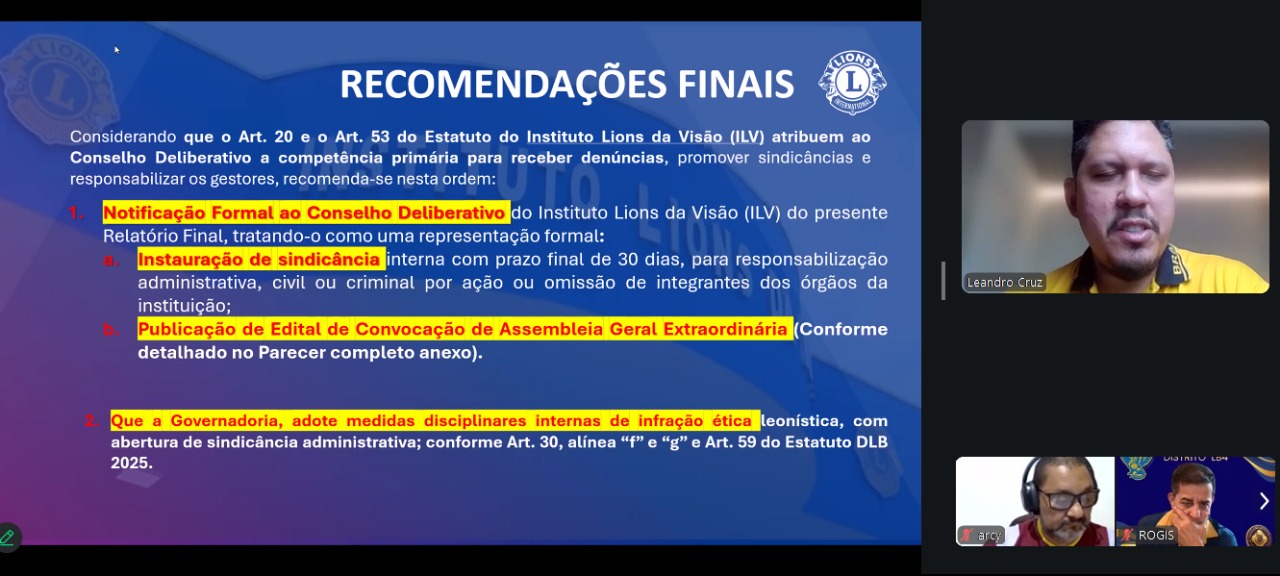 Distrito LB-4 realiza convenção extraordinária para definir uso da marca pelo ILV