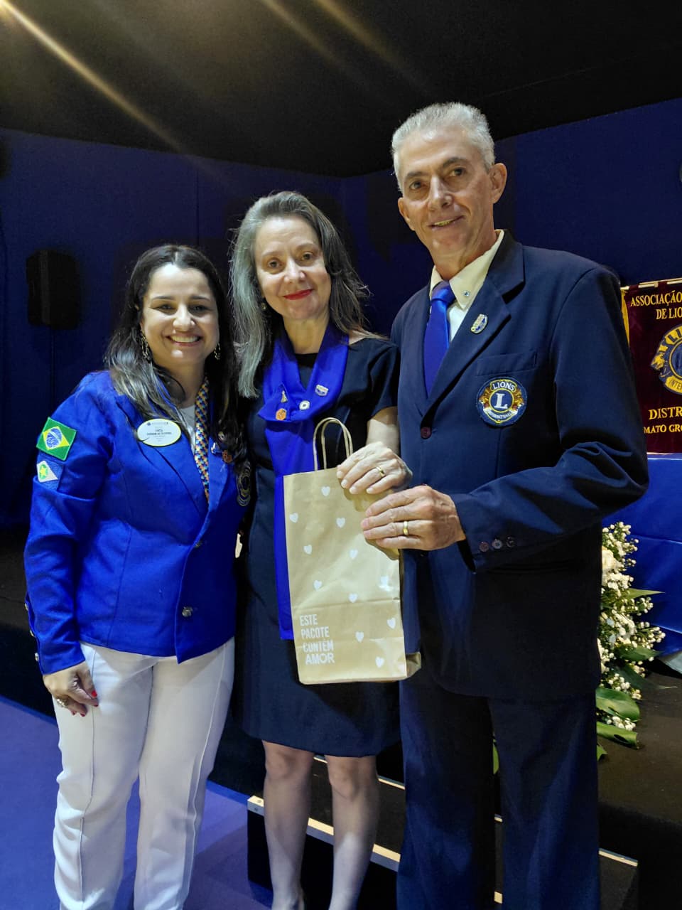 Governadora do Distrito LB-4 visita Lions e Leo Clubes de Tangará da Serra