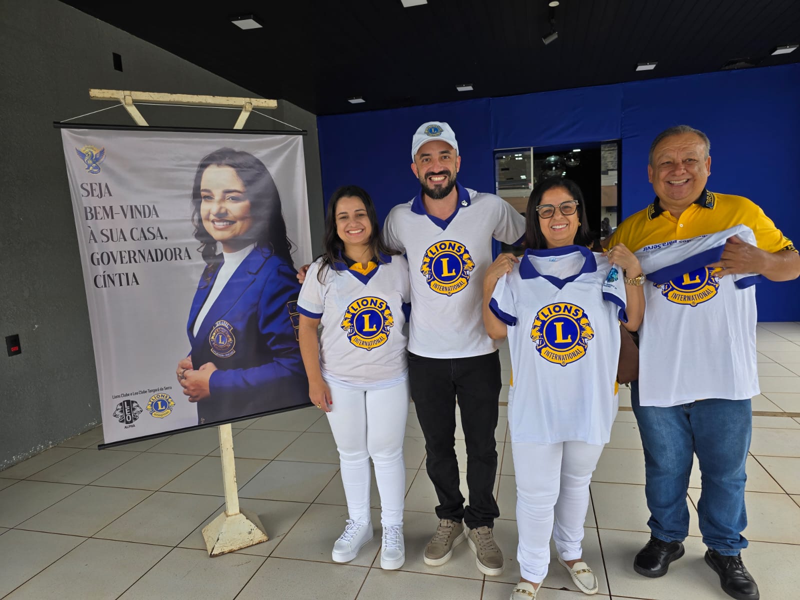 Governadora do Distrito LB-4 visita Lions e Leo Clubes de Tangará da Serra