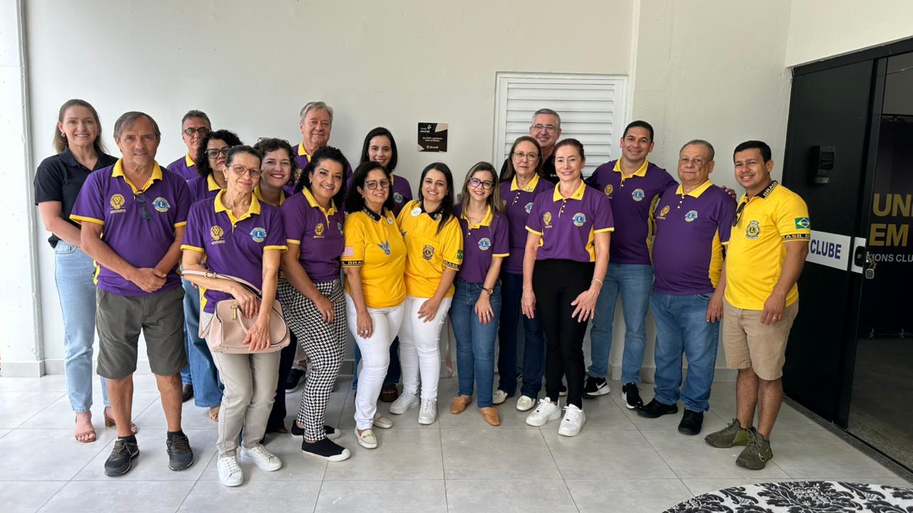Governadora Cíntia Godrim realiza visita oficial ao Lions e Leo Clube Sorriso