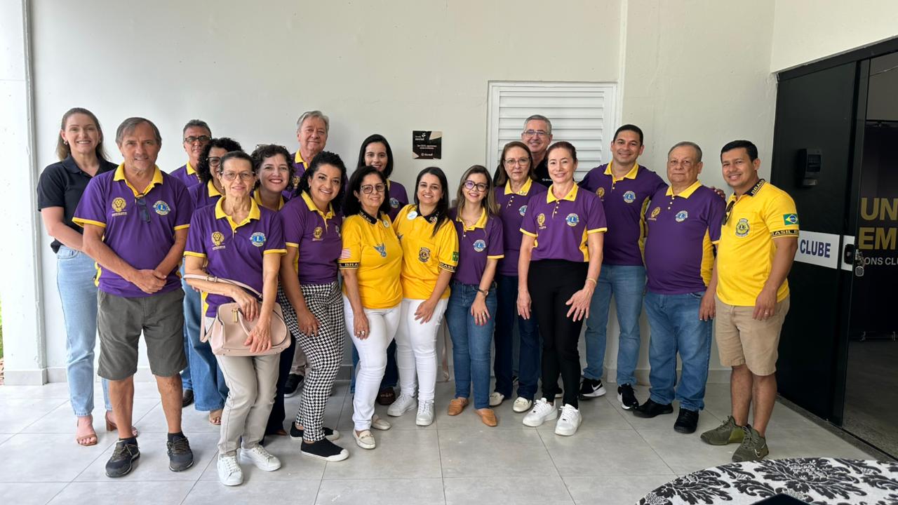 Governadora Cíntia Godrim realiza visita oficial ao Lions e Leo Clube Sorriso