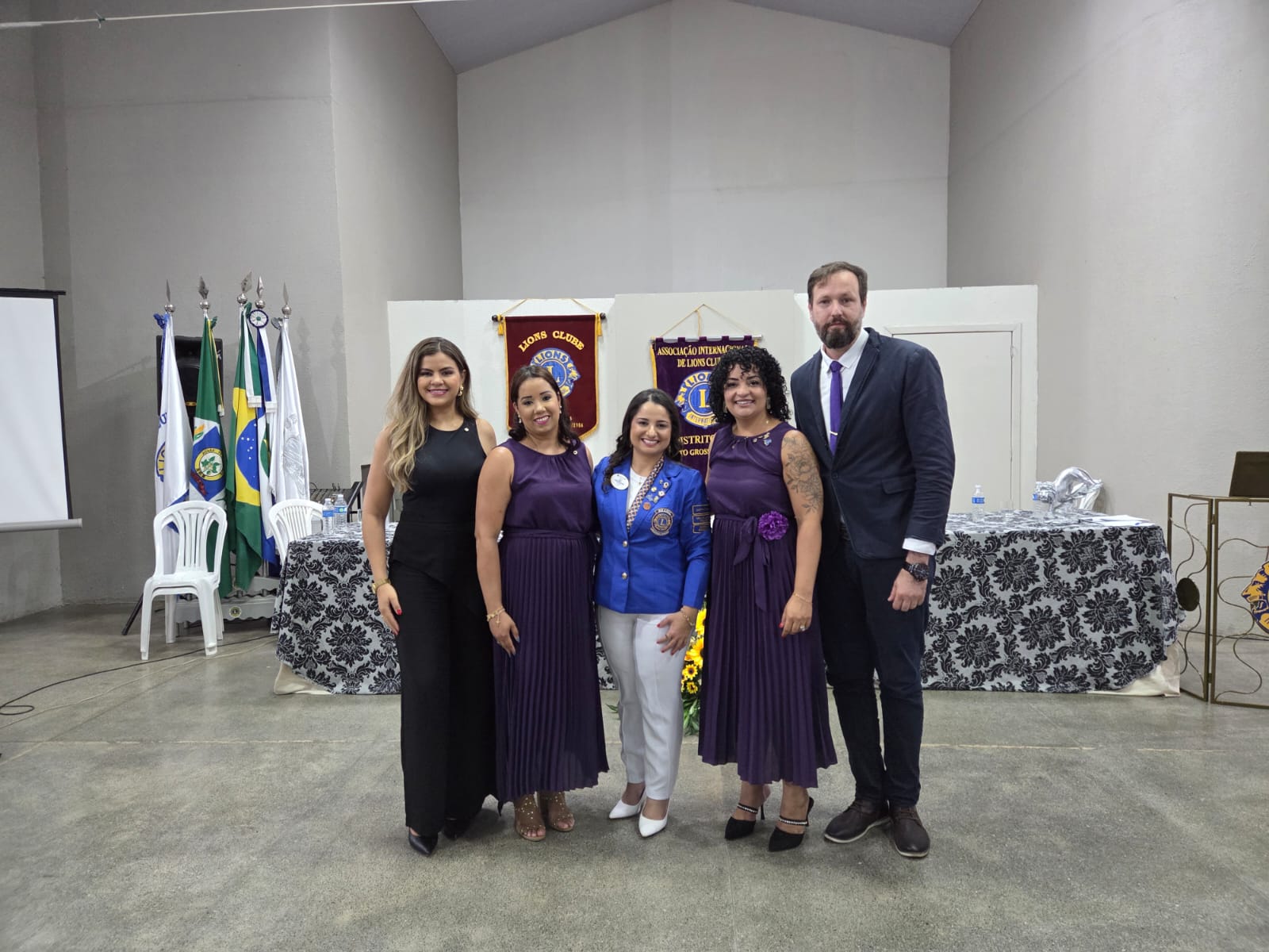 Governadora Cíntia Godrim realiza visita oficial ao Lions e Leo Clube Sorriso