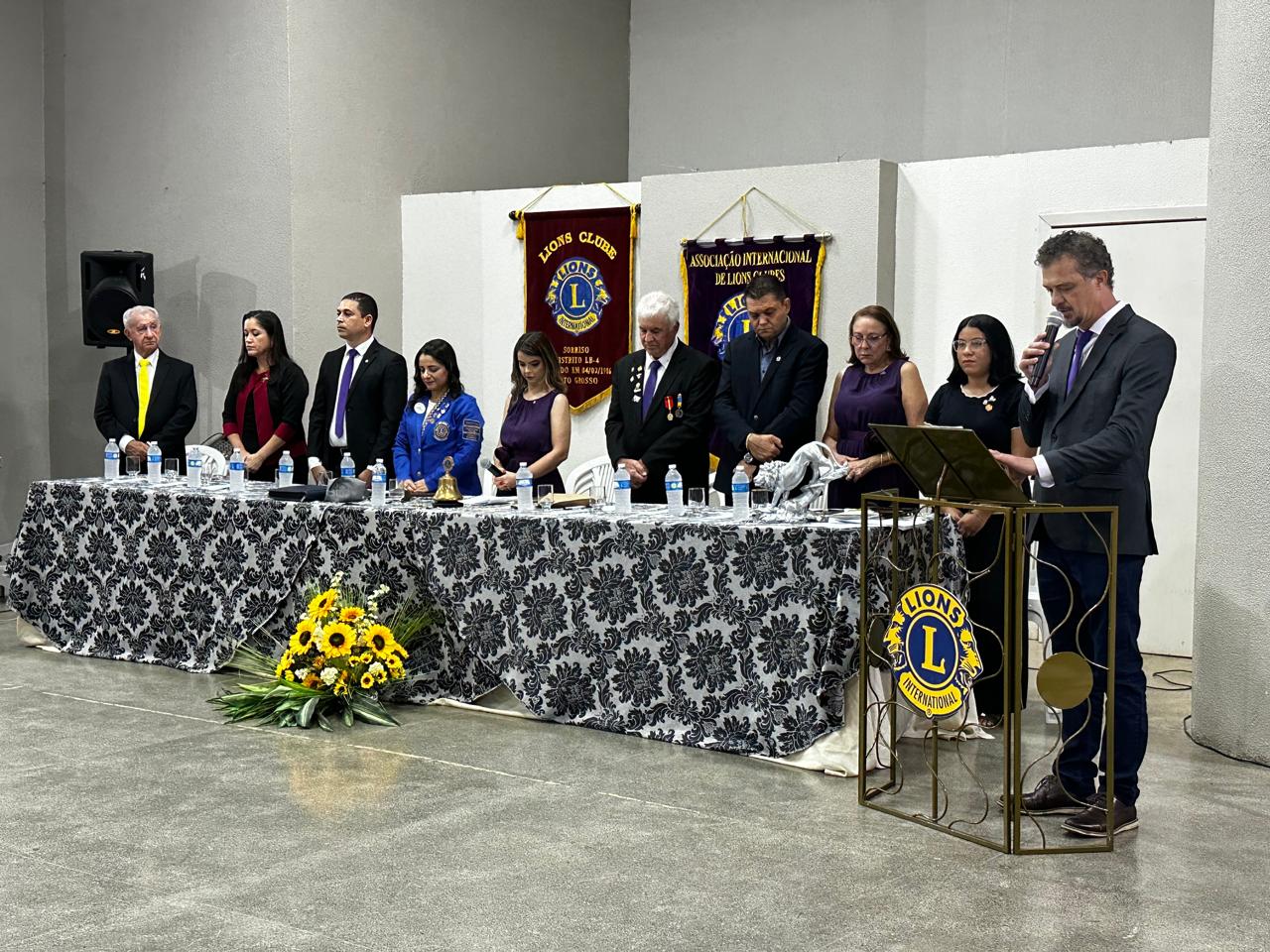 Governadora Cíntia Godrim realiza visita oficial ao Lions e Leo Clube Sorriso