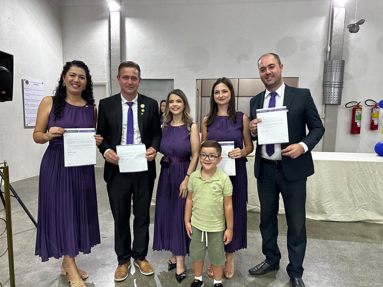 Governadora Cíntia Godrim realiza visita oficial ao Lions e Leo Clube Sorriso