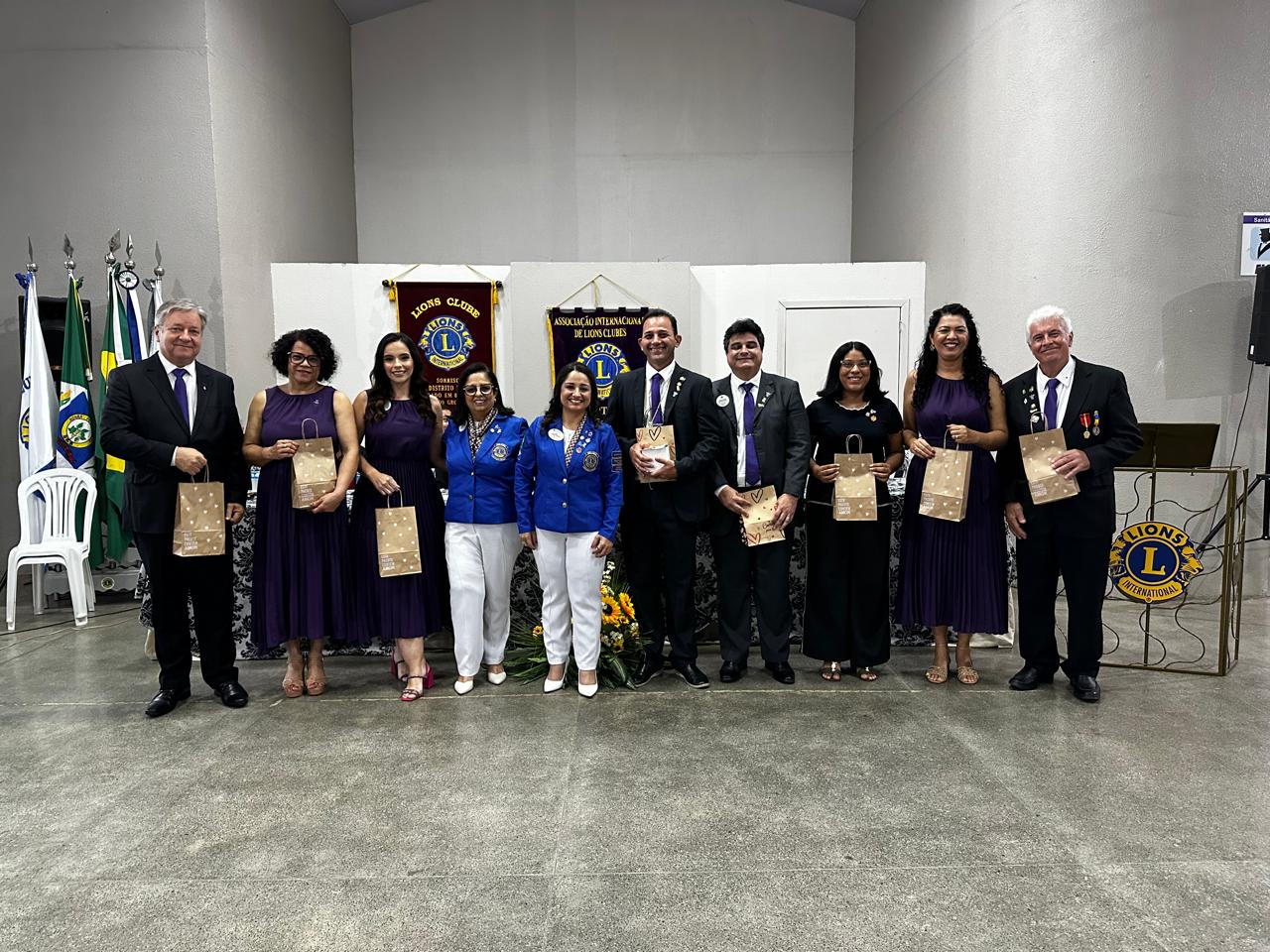 Governadora Cíntia Godrim realiza visita oficial ao Lions e Leo Clube Sorriso