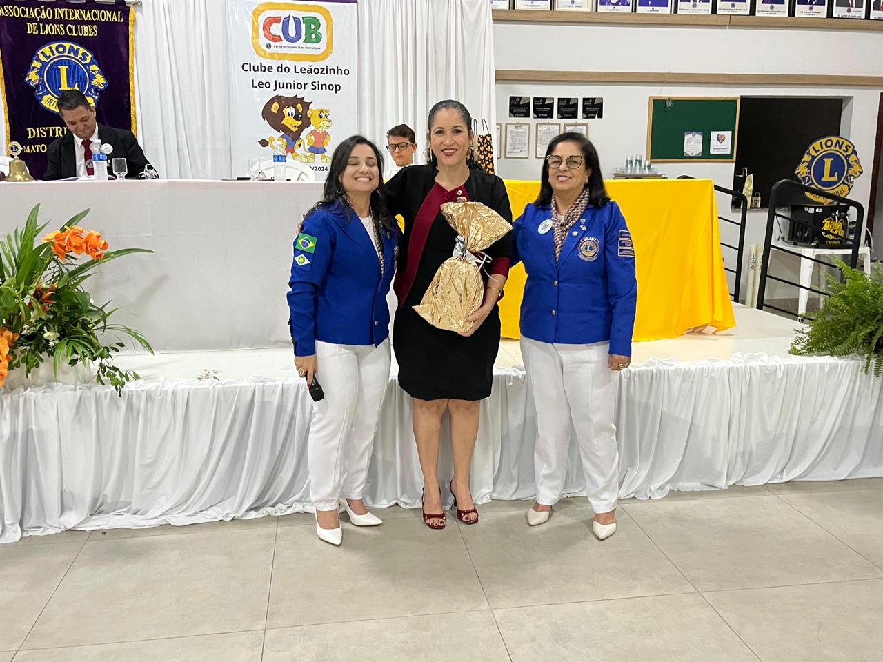 DG Cintia faz visita oficial ao Lions e Leo de Sinop