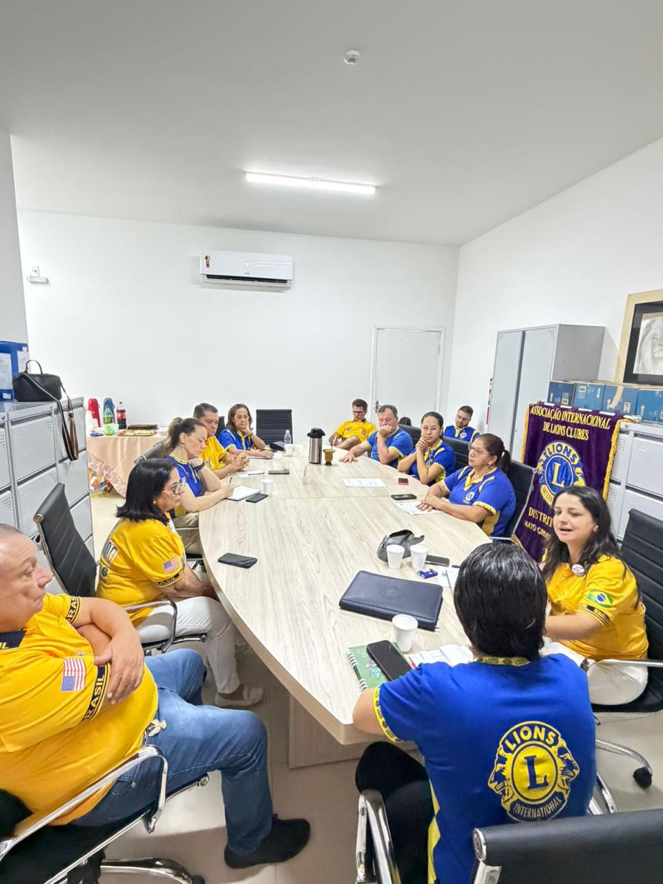 DG Cintia faz visita oficial ao Lions e Leo de Sinop