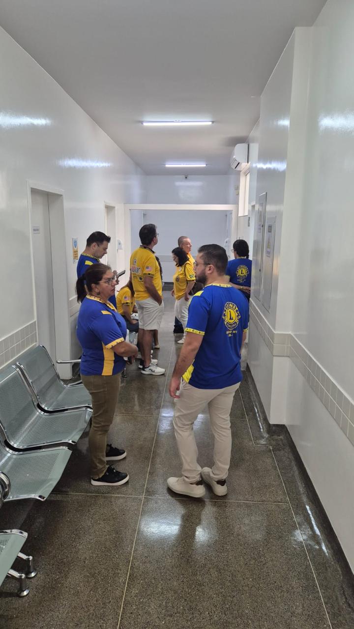 DG Cintia faz visita oficial ao Lions e Leo de Sinop