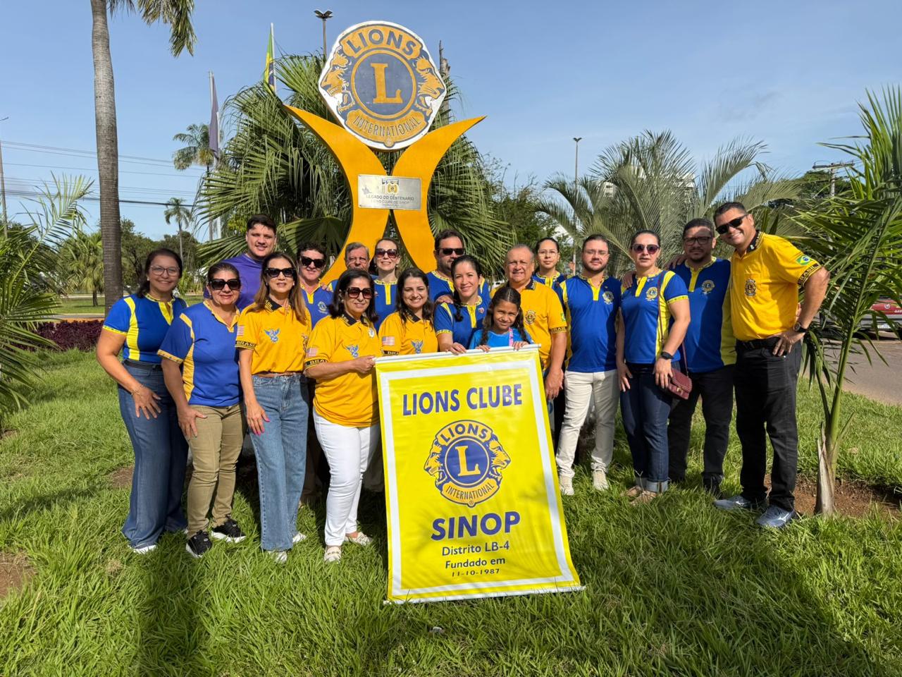 DG Cintia faz visita oficial ao Lions e Leo de Sinop