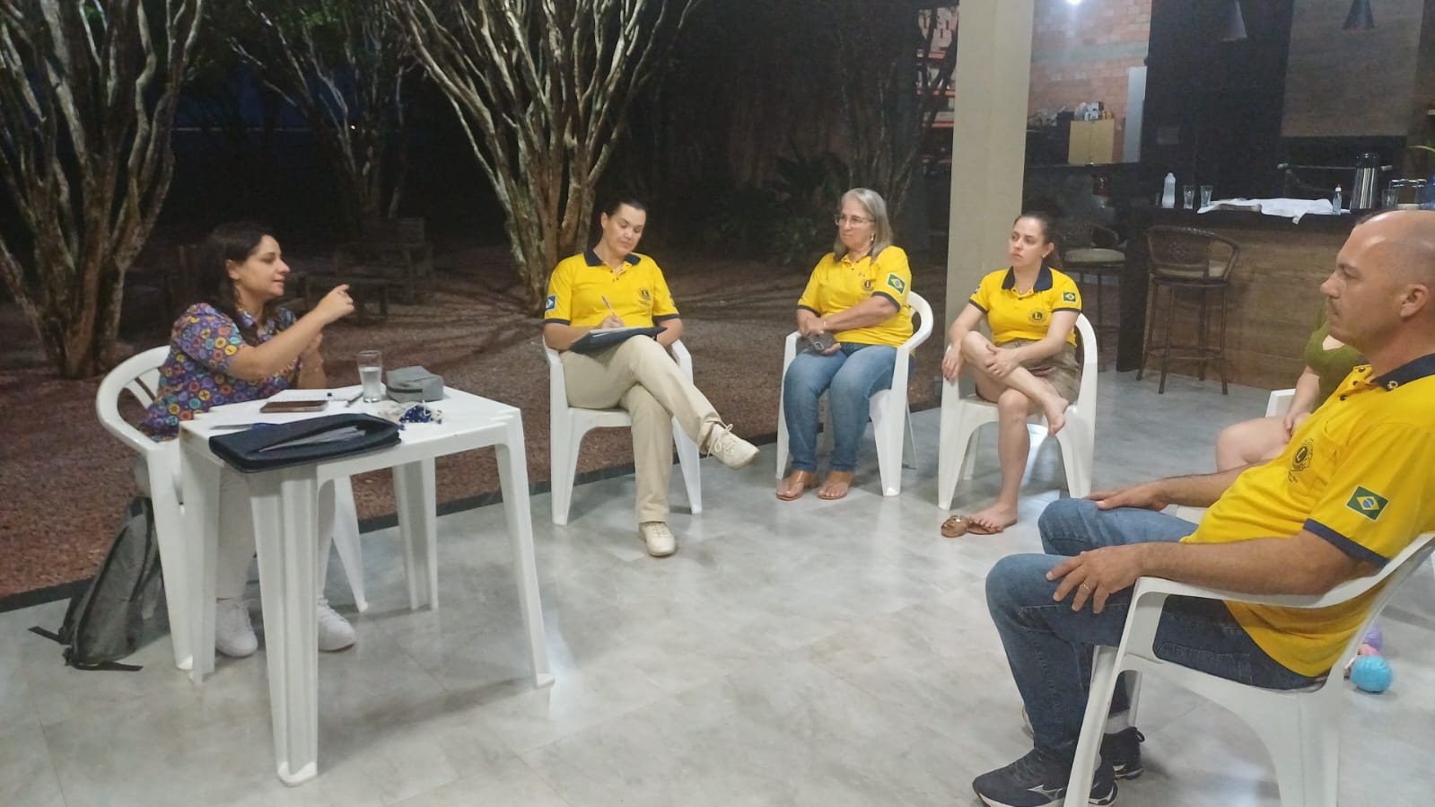 Governadora Cíntia Godrim visitou o jovem Lions Clube de Marcelândia