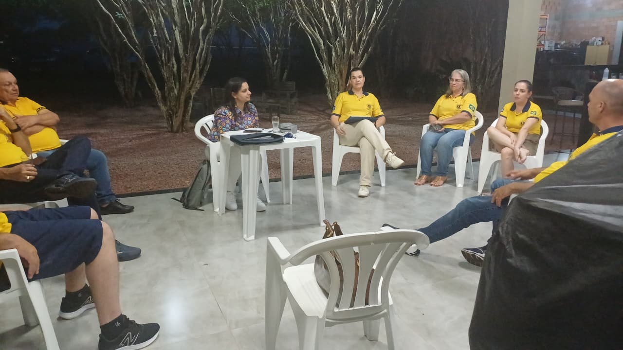 Governadora Cíntia Godrim visitou o jovem Lions Clube de Marcelândia