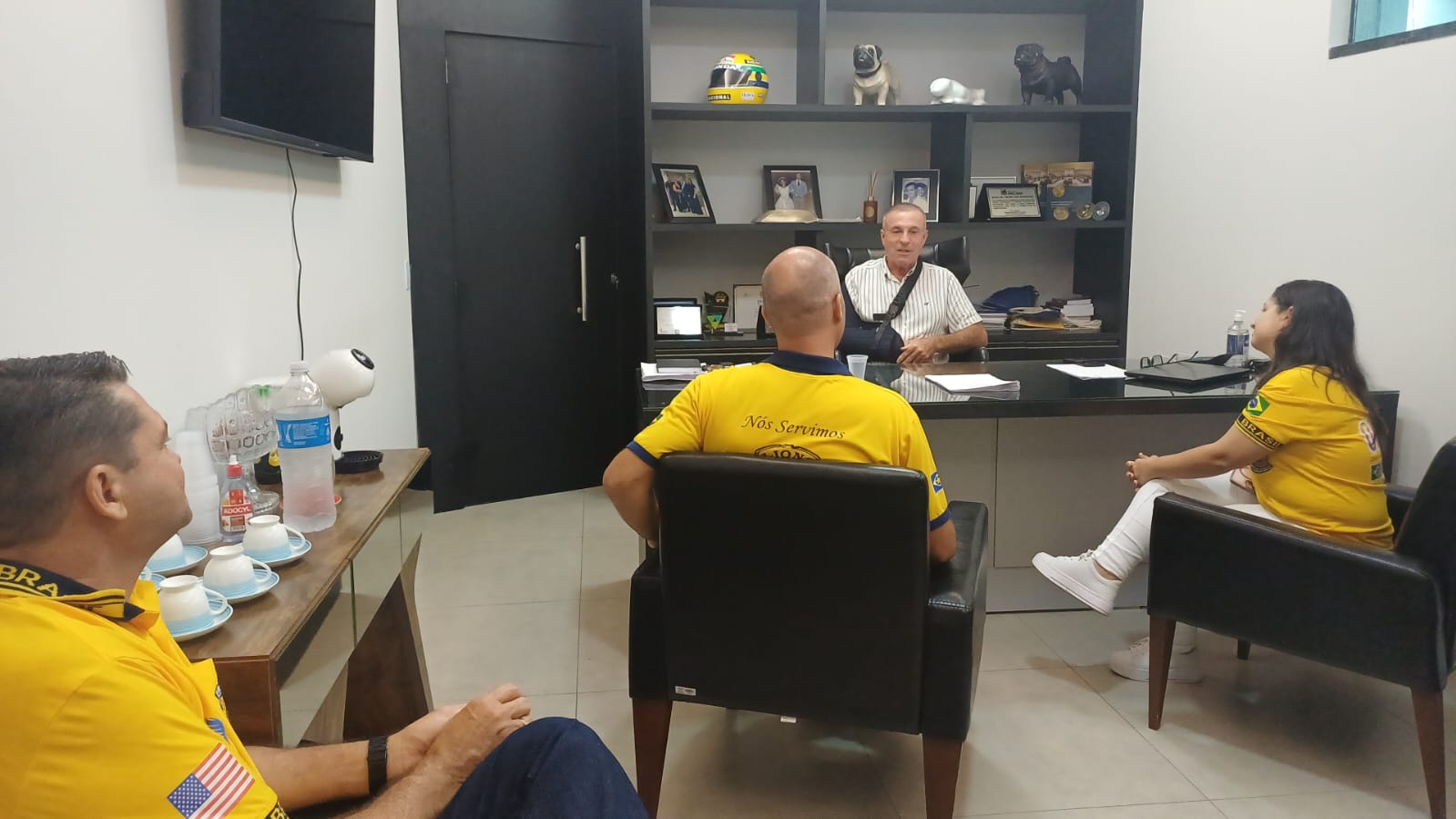 Governadora Cíntia Godrim visitou o jovem Lions Clube de Marcelândia