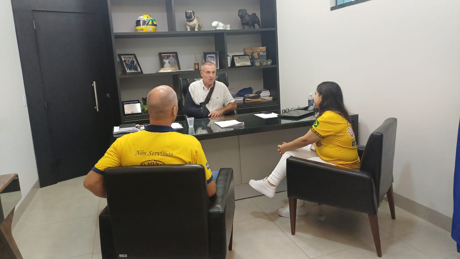 Governadora Cíntia Godrim visitou o jovem Lions Clube de Marcelândia