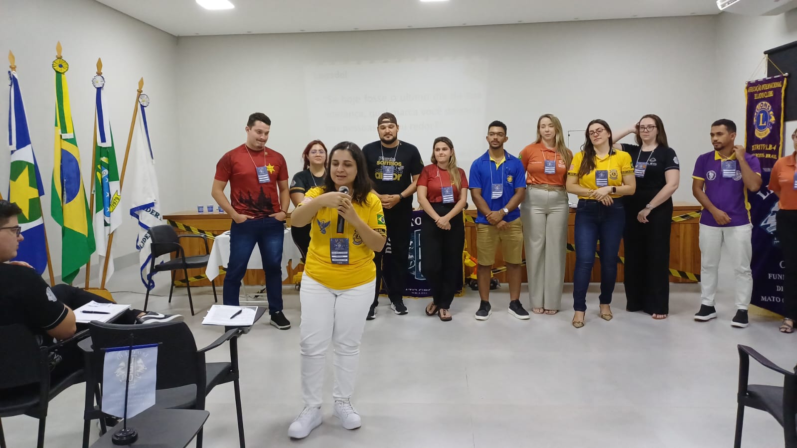 Governadora Cíntia Godrim inspira jovens líderes no V TIL do Distrito LEO LB-4