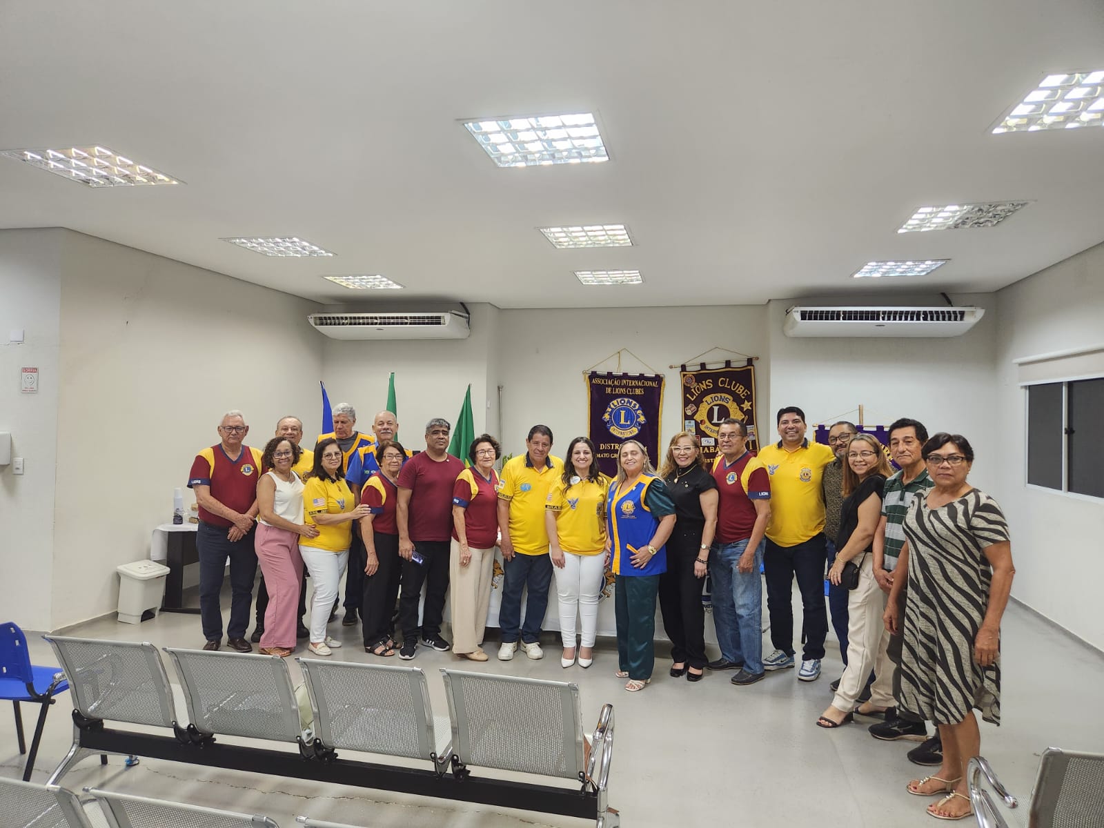 Cintia Godrim faz visita conjunta para os Lions Cuiabá Cidade Verde e CPA I