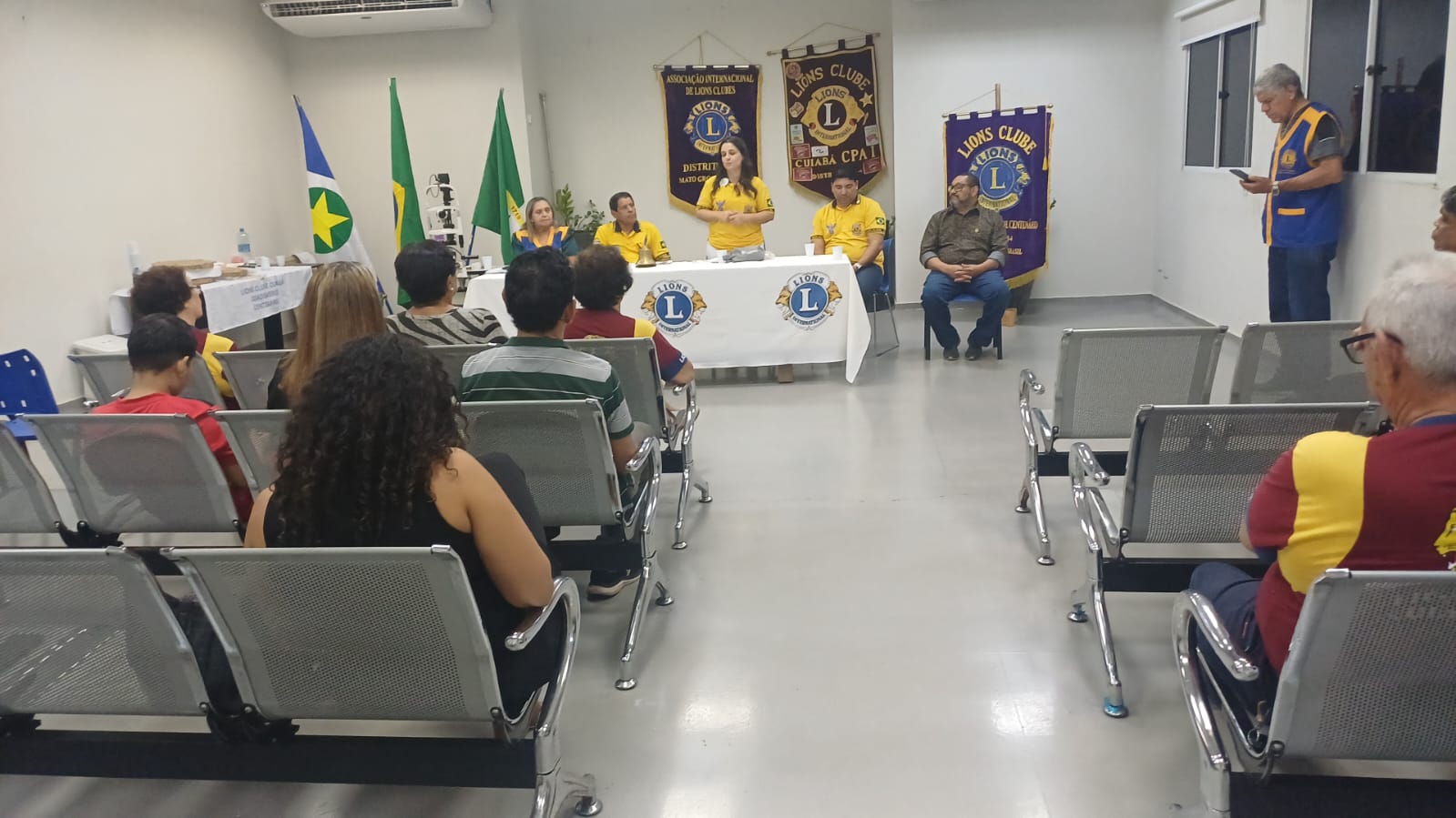 Cintia Godrim faz visita conjunta para os Lions Cuiabá Cidade Verde e CPA I