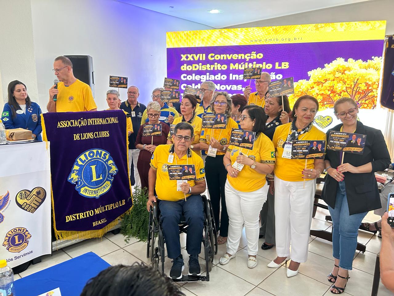 DG Cintia lidera caravana do LB-4 na XXVII Convenção do DMLB