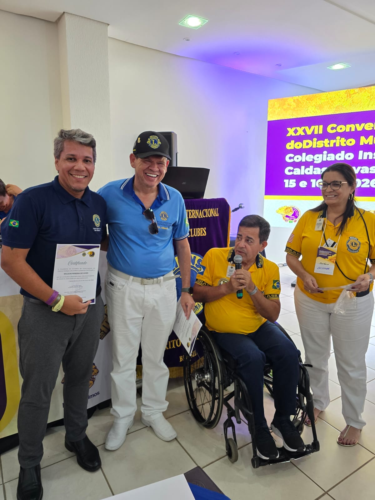 DG Cintia lidera caravana do LB-4 na XXVII Convenção do DMLB