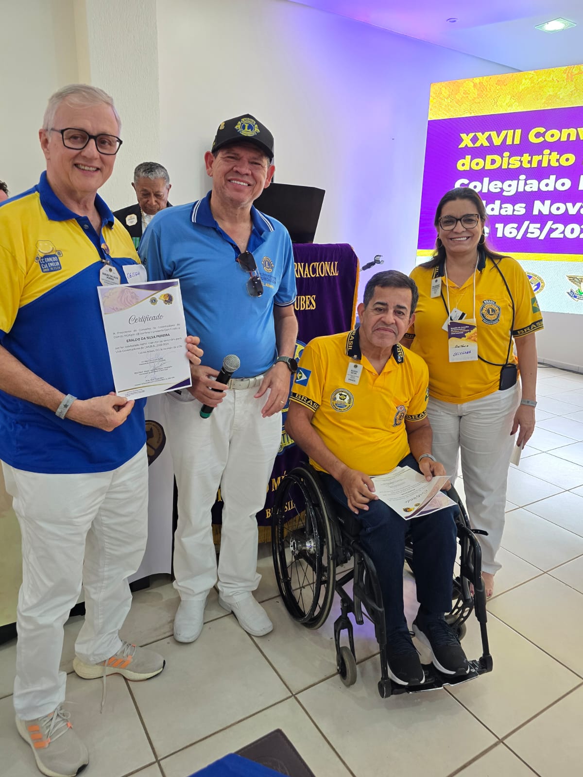 DG Cintia lidera caravana do LB-4 na XXVII Convenção do DMLB