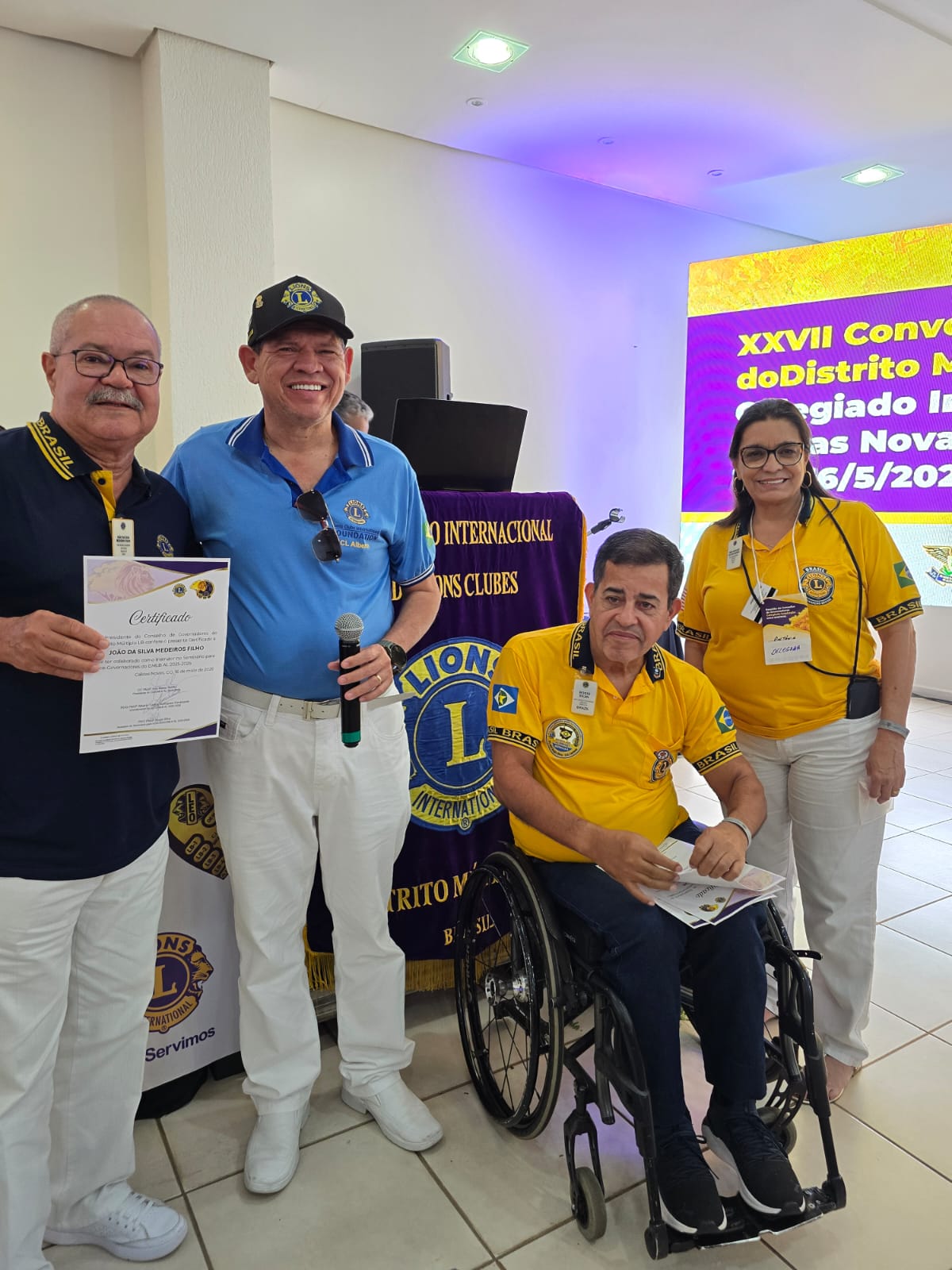 DG Cintia lidera caravana do LB-4 na XXVII Convenção do DMLB