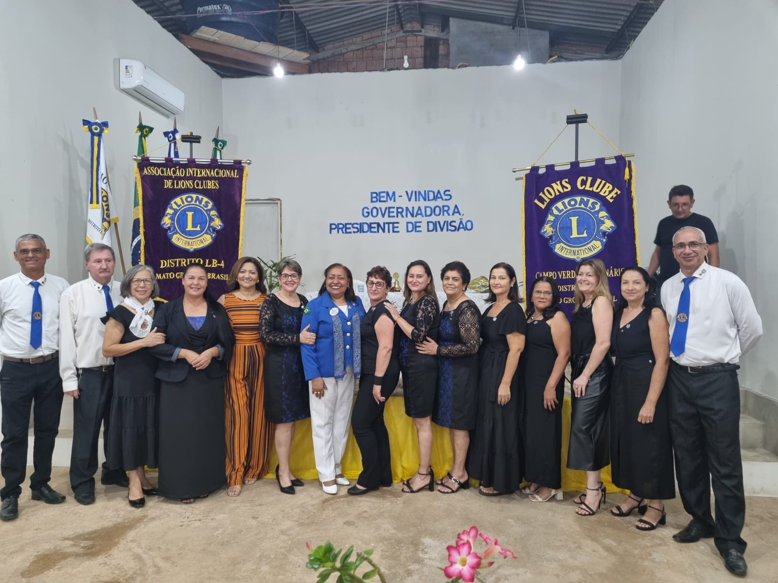 Governadora Fran visita Lions Clube Campo Verde Centenário